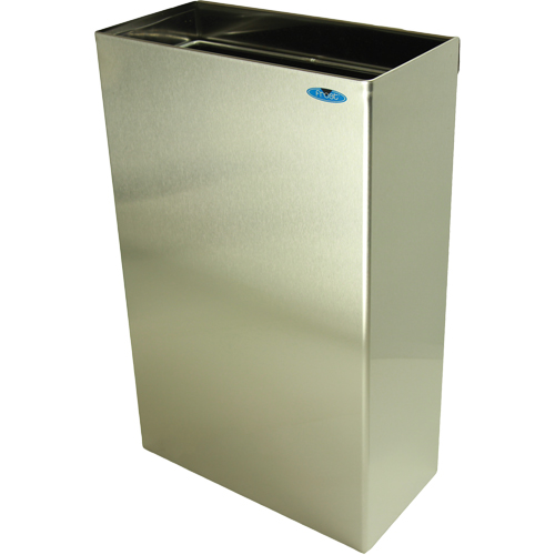 Contenants &agrave; d&eacute;chets muraux, Acier inoxydable, 11 gal. US CSL Industriel Inc.
