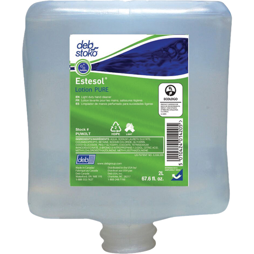 Nettoyant l&eacute;ger et pure pour les mains Estesol, Cr&egrave;me, 2 L, Recharge, Fraîcheur CSL Industriel Inc.