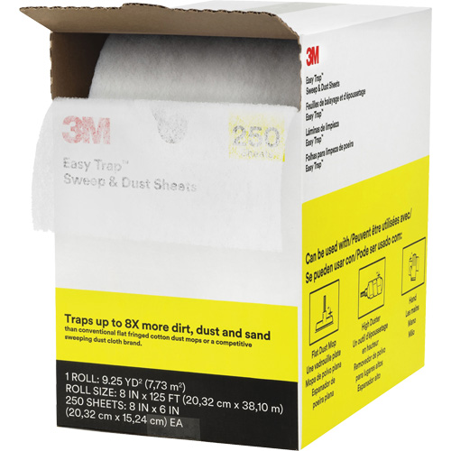 &eacute;poussi&eacute;reur Easy Trap, Microfibre, Blanc CSL Industriel Inc.