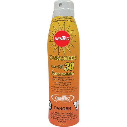&eacute;cran solaire Shield, FPS 30, A&eacute;rosol CSL Industriel Inc.