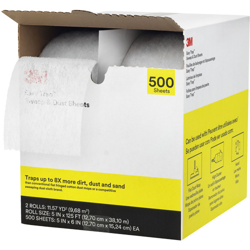 &eacute;poussi&eacute;reur Easy Trap, Microfibre, Blanc CSL Industriel Inc.