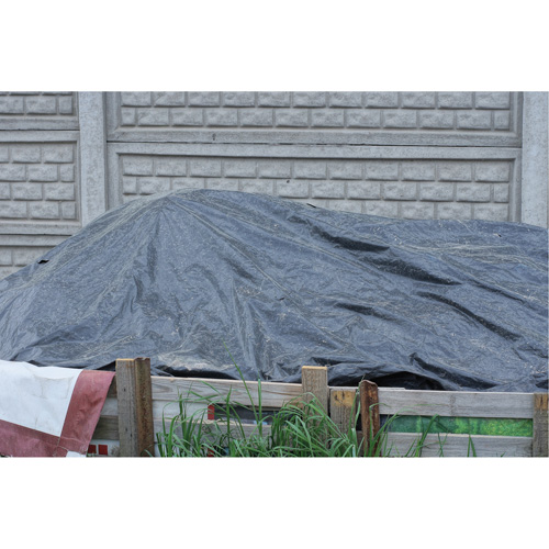 Tarp, Light Industrial Duty, Black, 6' x 8' x 8 mils CSL Industriel Inc.