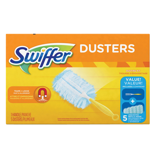 Duster Kit, Slip On Style, Microfibre, 5" L x 3-1/2" W CSL Industriel Inc.