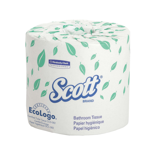 Scott&reg; Toilet Paper, 1 Ply, 550 Sheets/Roll, 403' Length, White CSL Industriel Inc.