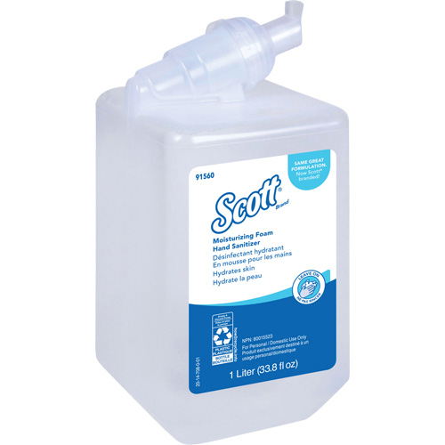 D&eacute;sinfectant moussant et hydratant pour les mains Pro de Scott, 1000 ml, Cartouche de recharge, 62% alcool CSL Industriel Inc.