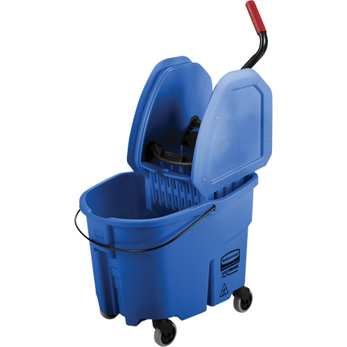 WaveBrake&reg; Mop Bucket & Wringer Combo Pack, Down Press, 8.75 US Gal.(35 Quart), Blue CSL Industriel Inc.
