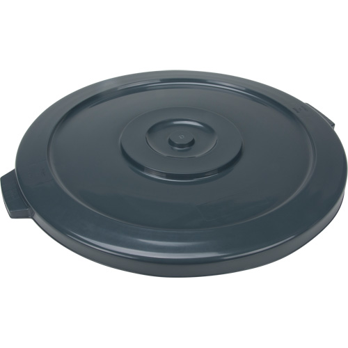 Couvercle pour contenant &agrave; d&eacute;chets, Couvercle plat, Plastique/Poly&eacute;thyl&egrave;ne, Convient aux contenants 24" dia. CSL Industriel Inc.