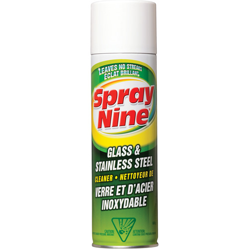 Nettoyant pour verre et acier inoxydable, 600 g, Canette a&eacute;rosol CSL Industriel Inc.