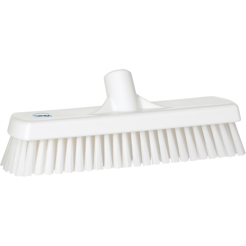 Deck & Wall Scrub Brush, Stiff Bristles, 12", Polyester, White CSL Industriel Inc.