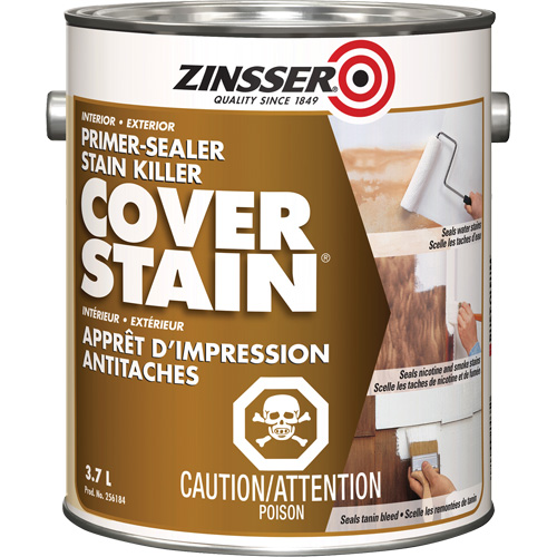 Cover Stain&reg; Oil-Base Primer Sealer, 3.7 L, Gallon, White CSL Industriel Inc.