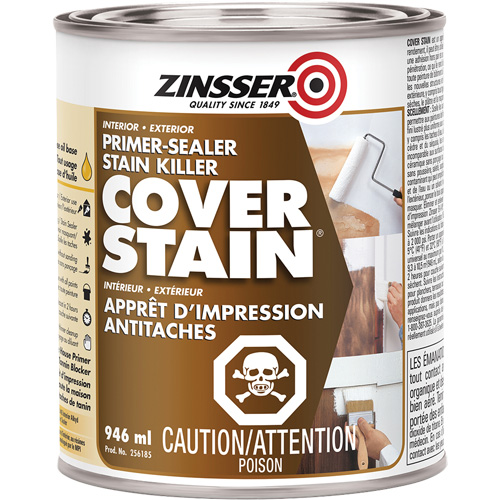 Cover Stain&reg; Oil-Base Primer Sealer, 946 ml, Can, White CSL Industriel Inc.