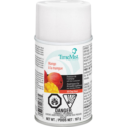 Purificateur dair industriel TimeMist, Mangue, Canette a&eacute;rosol/Cartouche CSL Industriel Inc.