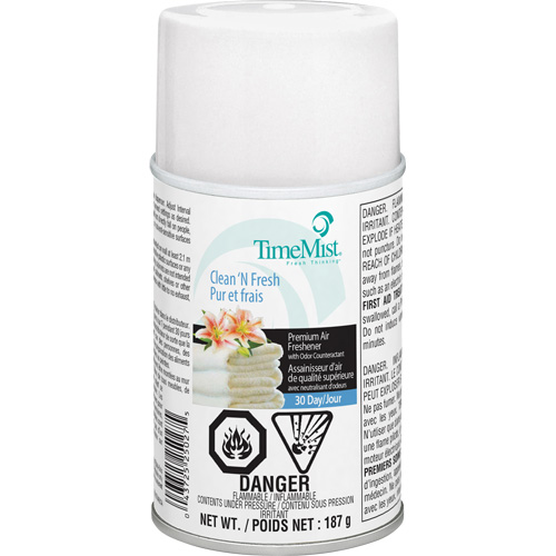 TimeMist&reg; Industrial Strength Air Freshener, Clean & Fresh, Aerosol Can/Cartridge CSL Industriel Inc.