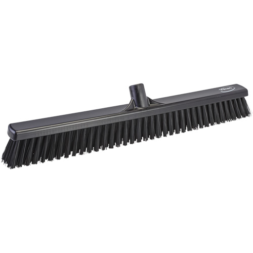 T&ecirc;te de balai-brosse &agrave; soies combin&eacute;es, Crins Cors&eacute;/Fin, 24", Polyester, Noir CSL Industriel Inc.