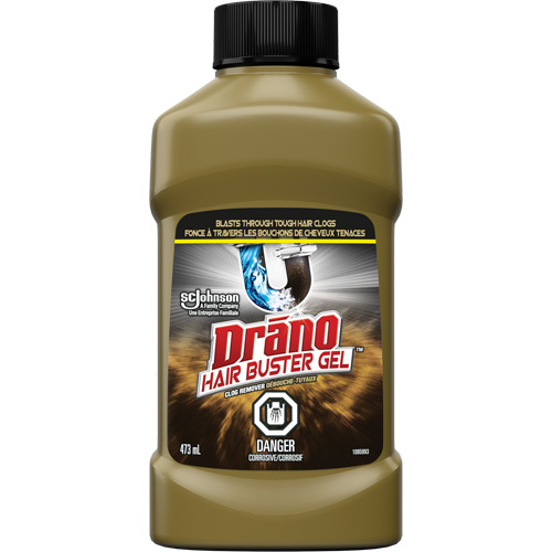 Produit d&eacute;bouchant extra puissant pour les bouchons de cheveux de Drano CSL Industriel Inc.