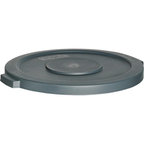 Waste Container Lid, Flat Lid, Plastic, Fits Container Size: 22" Dia. CSL Industriel Inc.