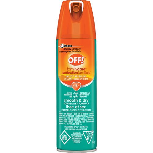 OFF! FamilyCare&reg; Smooth & Dry Insect Repellent, 15% DEET, Aerosol, 113 g CSL Industriel Inc.