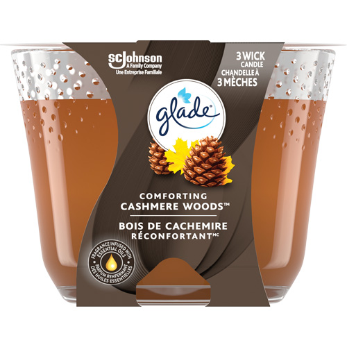 Glade&reg; 3-Wick Candle, Cashmere Woods&reg; CSL Industriel Inc.