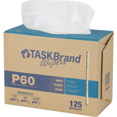 Chiffons de premi&egrave;re qualit&eacute; P60 TaskBrand, Tout usage, 16-3/4" lo x 8-1/4" la CSL Industriel Inc.