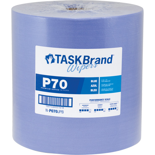 TaskBrand&reg; P70 Premium Series Wipers, Heavy-Duty, 13" L x 12" W CSL Industriel Inc.