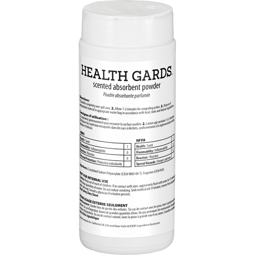 Health Gards&reg; Scented Absorbent Powder, 16 oz., Can CSL Industriel Inc.