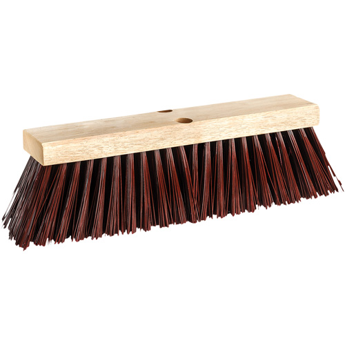 Balai-brosse de rue et d'&eacute;curie, 16", Extra-ferme, Soies Polypropyl&egrave;ne CSL Industriel Inc.
