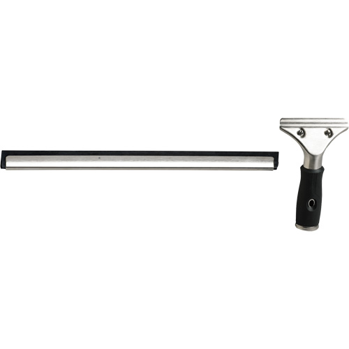 Window Squeegee with Handle, 12", Rubber, Stainless Steel Frame CSL Industriel Inc.