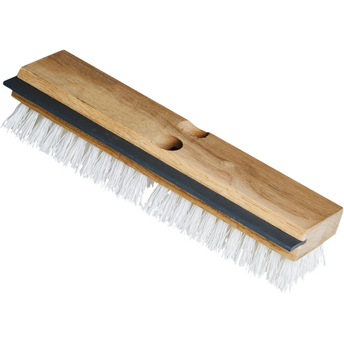 Utility Scrub Brush & Squeegee, 11" L, Polypropylene Bristles, White CSL Industriel Inc.