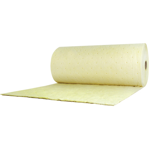 Chemical Sorbent Roll, Heavyweight, 150' L x 38" W, 89.4 gal Absorbancy CSL Industriel Inc.