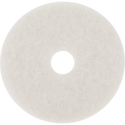 Floor Pad, 10", Buffing/Cleaning/Polish, White CSL Industriel Inc.