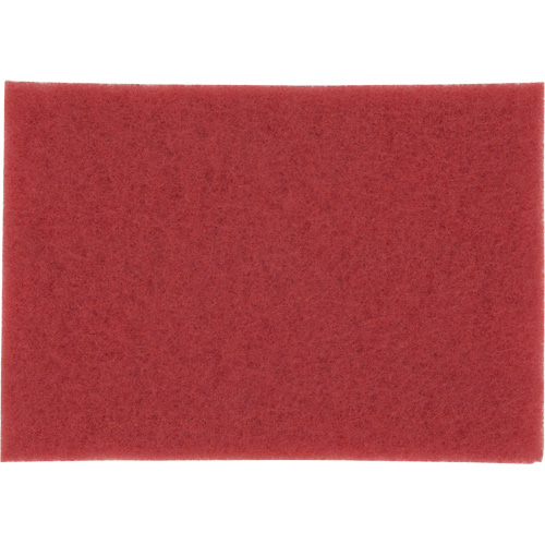 Tampon haute performance, 14" x28", Lustrage/Nettoyage, Rouge CSL Industriel Inc.