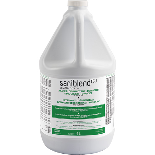 D&eacute;sinfectant et assainissant SaniBlend pr&ecirc;t &agrave; l'emploi, 4 L, Cruche CSL Industriel Inc.