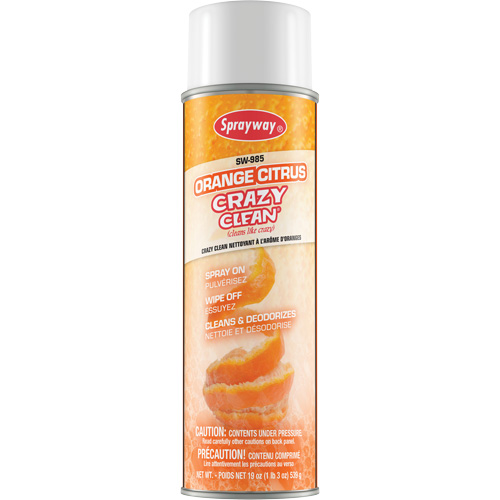 Orange Citrus Crazy Clean, 19 fl. oz., Aerosol Can CSL Industriel Inc.