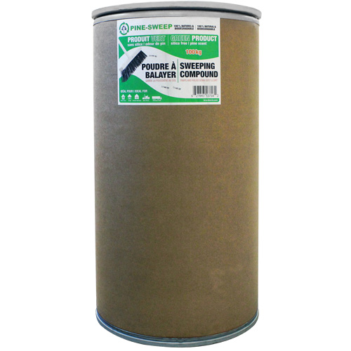 Compos&eacute; de balayage Pine Sweep Dust Buster, Baril, 220,46 lb (100 kg) CSL Industriel Inc.