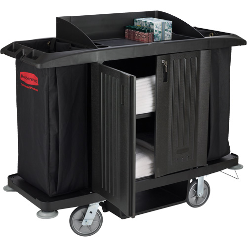 Executive Full-Size Housekeeping Cart with Doors CSL Industriel Inc.