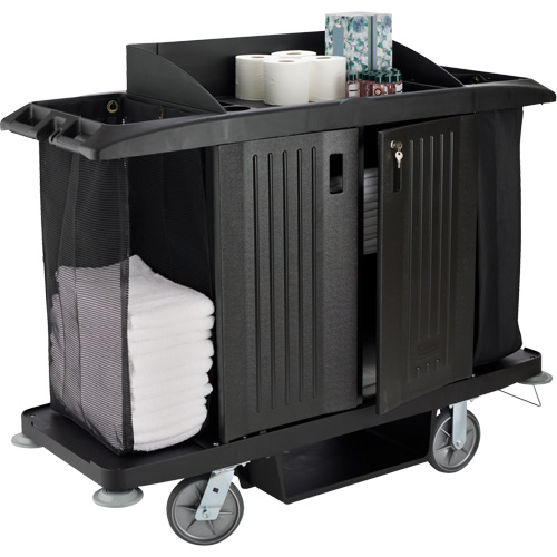 Executive Full-Size Housekeeping Cart with Doors CSL Industriel Inc.