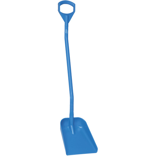 Pelle ergonomique &agrave; petite lame, Longueur de 50", Plastique, Bleu CSL Industriel Inc.