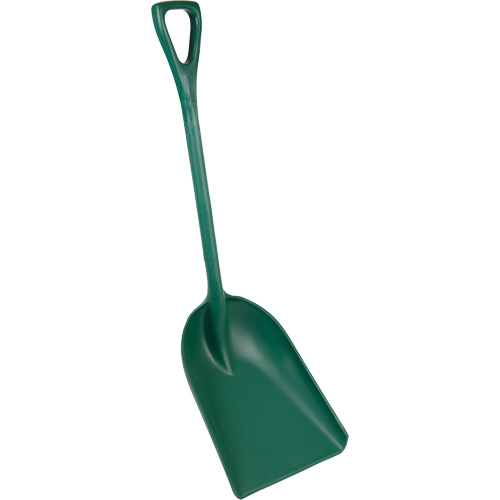 Pelle monobloc perceptible par d&eacute;tecteur de m&eacute;tal, Lame 13-3/4" x 17", Longueur de 42-1/2", Plastique, Vert CSL Industriel Inc.