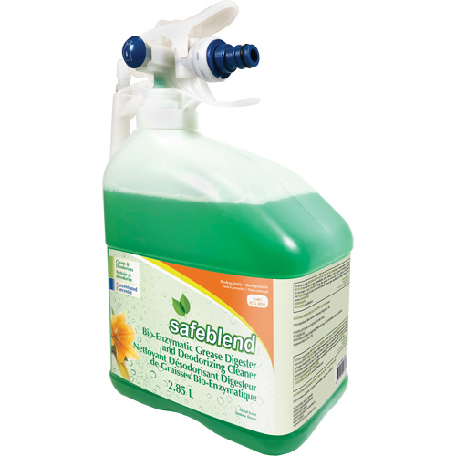 Produit d&eacute;graissant concentr&eacute; &agrave; base denzyme et nettoyant d&eacute;sodorisant, Cruche CSL Industriel Inc.