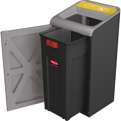 Configure Can Waste Container, Bulk/Curbside/Deskside, Steel, 23 US gal. CSL Industriel Inc.