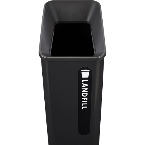 Bac d'ordures destin&eacute;s &agrave; l'enfouissement Sustain, Plastique/Acier, 15 gal. US CSL Industriel Inc.