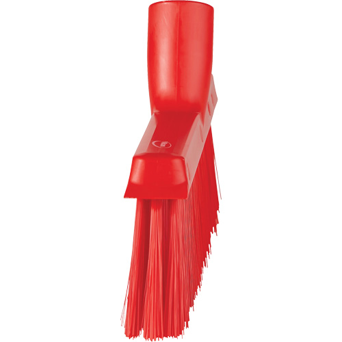 Balai biseaut&eacute; avec pas de vis inclin&eacute;, Crins Moyen, 10", Polyester, Rouge CSL Industriel Inc.