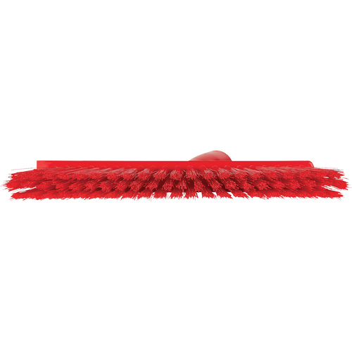 Balai biseaut&eacute; avec pas de vis inclin&eacute;, Crins Moyen, 10", Polyester, Rouge CSL Industriel Inc.