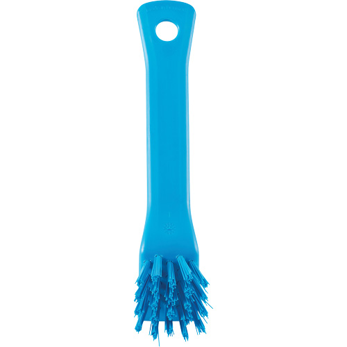 Brosse avec rebord grattoir, Soies Ferme, Longueur de 6", Bleu CSL Industriel Inc.