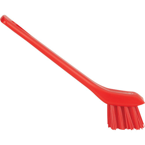 Brush with Scraping Edge, Stiff Bristles, 6" Long, Red CSL Industriel Inc.