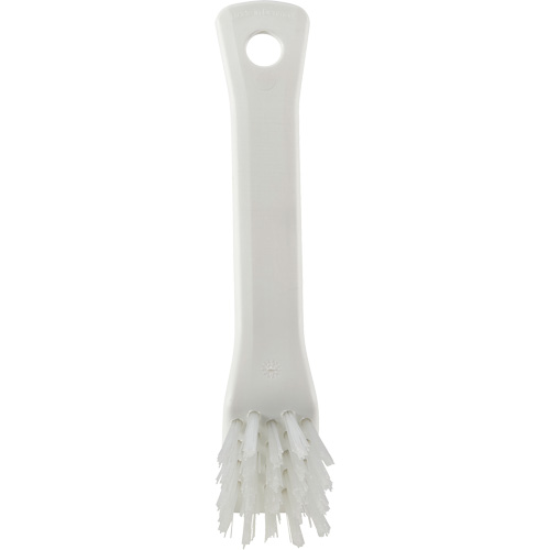 Brosse avec rebord grattoir, Soies Ferme, Longueur de 6", Blanc CSL Industriel Inc.