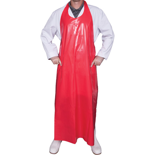 Tablier Top Dog de 6 mil, Polyur&eacute;thane, 45" lo x Rouge CSL Industriel Inc.