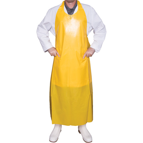 Tablier Top Dog de 6 mil, Polyur&eacute;thane, 45" lo x Jaune CSL Industriel Inc.