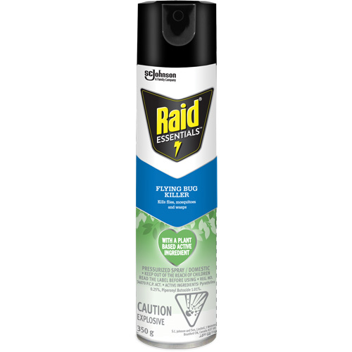 Insecticide pour insectes volants Essentials Raid, 350 g, Canette a&eacute;rosol CSL Industriel Inc.