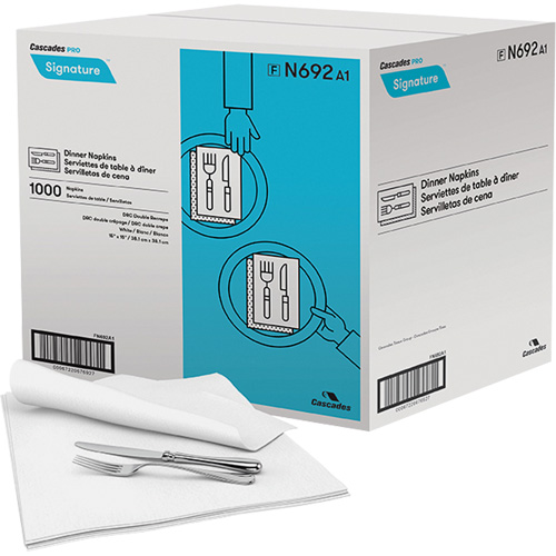 Serviettes de table Pro Signature, 1 pli, 15" x 15" CSL Industriel Inc.